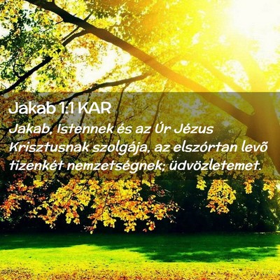 Picture 02 - Jakab 1:1 KAR - Jakab, Istennek és az Úr Jézus Krisztusnak - Bible Verse Picture