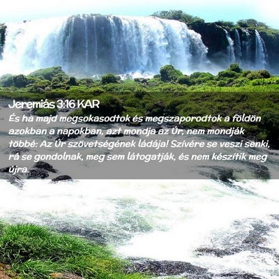 Picture 02 - Jeremiás 3:16 KAR - És ha majd megsokasodtok és megszaporodtok a - Bible Verse Picture