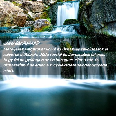 Picture 02 - Jeremiás 4:4 KAR - Metéljétek magatokat körül az Úrnak, és - Bible Verse Picture