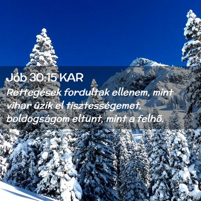 Picture 02 - Jób 30:15 KAR - Rettegések fordultak ellenem, mint vihar ûzik - Bible Verse Picture