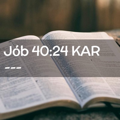 Picture 02 - Jób 40:24 KAR -  - Bible Verse Picture