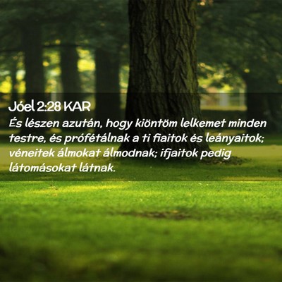 Picture 02 - Jóel 2:28 KAR - És lészen azután, hogy kiöntöm lelkemet - Bible Verse Picture