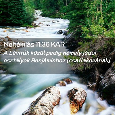 Picture 02 - Nehémiás 11:36 KAR - A Léviták közül pedig némely júdai - Bible Verse Picture