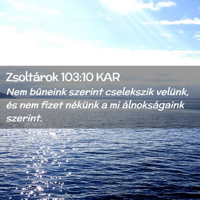 Picture 02 - Zsoltárok 103:10 KAR - Nem bûneink szerint cselekszik velünk, és nem - Bible Verse Picture
