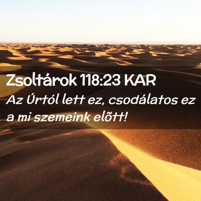 Picture 02 - Zsoltárok 118:23 KAR - Az Úrtól lett ez, csodálatos ez a mi szemeink - Bible Verse Picture