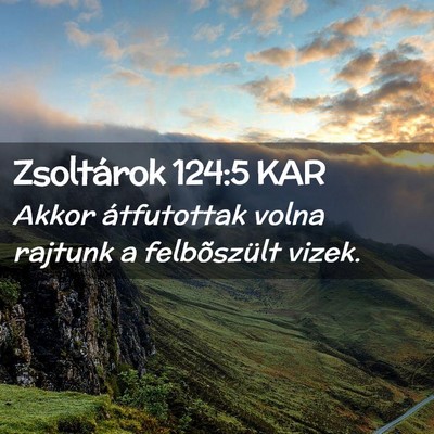 Picture 02 - Zsoltárok 124:5 KAR - Akkor átfutottak volna rajtunk a felbõszült - Bible Verse Picture