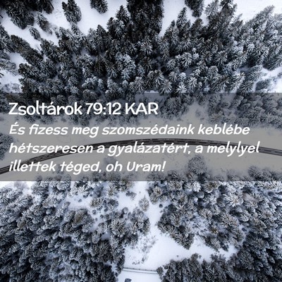 Picture 02 - Zsoltárok 79:12 KAR - És fizess meg szomszédaink keblébe - Bible Verse Picture
