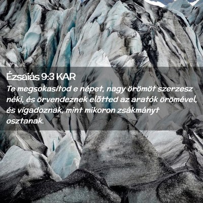 Picture 02 - Ézsaiás 9:3 KAR - Te megsokasítod e népet, nagy örömöt - Bible Verse Picture