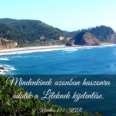 Picture 03 - 1 Korinthus 12:7 KAR - Mindenkinek azonban haszonra adatik a Léleknek - Bible Verse Picture