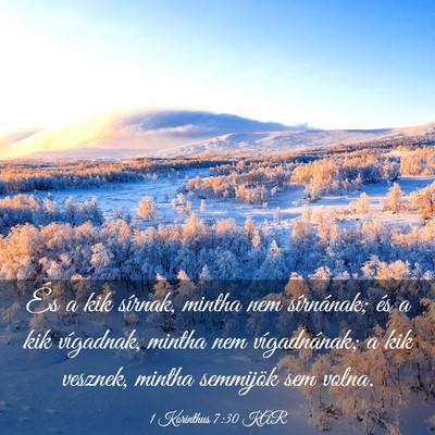 Picture 03 - 1 Korinthus 7:30 KAR - És a kik sírnak, mintha nem sírnának; és a - Bible Verse Picture
