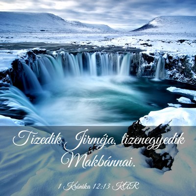 Picture 03 - 1 Krónika 12:13 KAR - Tizedik Jirméja, tizenegyedik - Bible Verse Picture