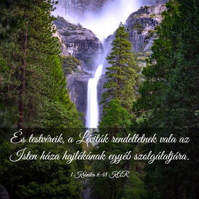 Picture 03 - 1 Krónika 6:48 KAR - És testvéreik, a Léviták rendeltetnek vala az - Bible Verse Picture