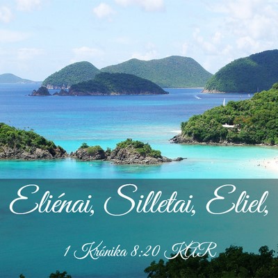 Picture 03 - 1 Krónika 8:20 KAR - Eliénai, Silletai, - Bible Verse Picture
