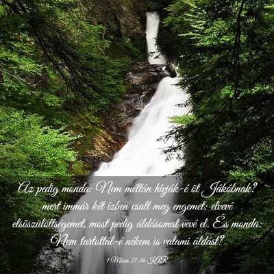 Picture 03 - 1 Mózes 27:36 KAR - Az pedig monda: Nem méltán hívják-é õt - Bible Verse Picture