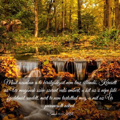 Picture 03 - 1 Sámuel 13:14 KAR - Most azonban a te királyságod nem lesz - Bible Verse Picture