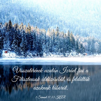 Picture 03 - 1 Sámuel 17:53 KAR - Visszatérének azután Izráel fiai a - Bible Verse Picture