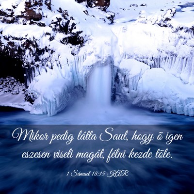 Picture 03 - 1 Sámuel 18:15 KAR - Mikor pedig látta Saul, hogy õ igen eszesen - Bible Verse Picture