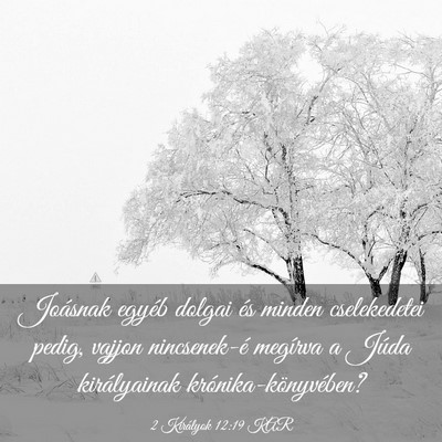 Picture 03 - 2 Királyok 12:19 KAR - Joásnak egyéb dolgai és minden cselekedetei - Bible Verse Picture