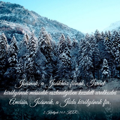 Picture 03 - 2 Királyok 14:1 KAR - Joásnak, a Joákház fiának, Izráel - Bible Verse Picture