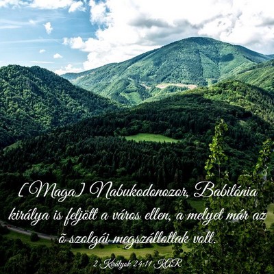 Picture 03 - 2 Királyok 24:11 KAR - [Maga] Nabukodonozor, Babilónia királya is - Bible Verse Picture