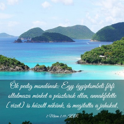 Picture 03 - 2 Mózes 2:19 KAR - Õk pedig mondának: Egy égyiptombeli férfi - Bible Verse Picture