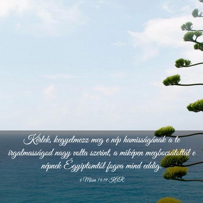 Picture 03 - 4 Mózes 14:19 KAR - Kérlek, kegyelmezz meg e nép hamisságának a - Bible Verse Picture