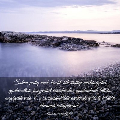 Picture 03 - Apostolok 19:19 KAR - Sokan pedig azok közül, kik ördögi - Bible Verse Picture