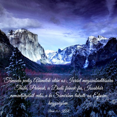 Picture 03 - Bírák 10:1 KAR - Támada pedig Abimélek után az Izráel - Bible Verse Picture
