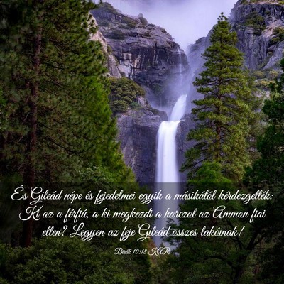 Picture 03 - Bírák 10:18 KAR - És Gileád népe és fejedelmei egyik a - Bible Verse Picture