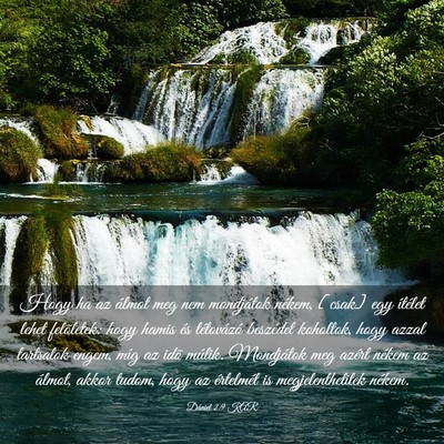Picture 03 - Dániel 2:9 KAR - Hogy ha az álmot meg nem mondjátok nékem, - Bible Verse Picture