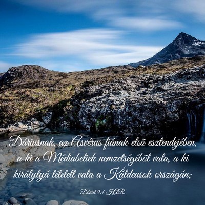 Picture 03 - Dániel 9:1 KAR - Dáriusnak, az Asvérus fiának elsõ - Bible Verse Picture
