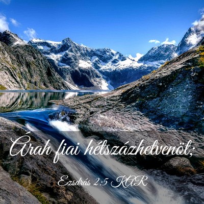 Picture 03 - Ezsdrás 2:5 KAR - Árah fiai - Bible Verse Picture