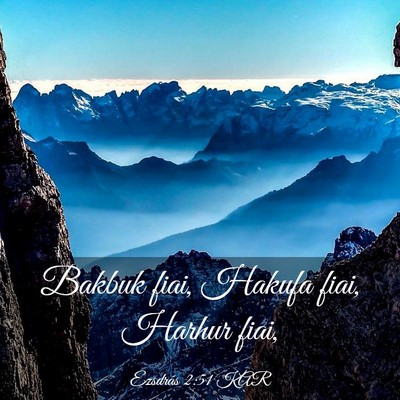 Picture 03 - Ezsdrás 2:51 KAR - Bakbuk fiai, Hakufa fiai, Harhur - Bible Verse Picture