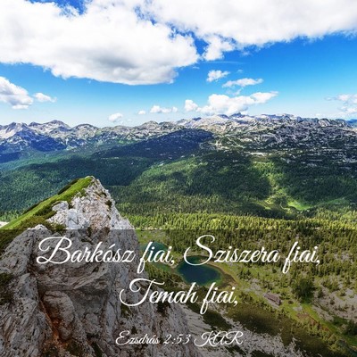 Picture 03 - Ezsdrás 2:53 KAR - Barkósz fiai, Sziszera fiai, Temah - Bible Verse Picture