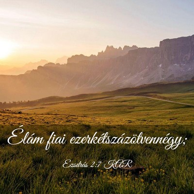 Picture 03 - Ezsdrás 2:7 KAR - Élám fiai - Bible Verse Picture