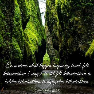 Picture 03 - Ezékiel 48:17 KAR - És a város alatt legyen tágasság észak felé - Bible Verse Picture
