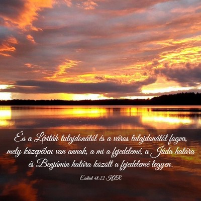 Picture 03 - Ezékiel 48:22 KAR - És a Léviták tulajdonától és a város - Bible Verse Picture