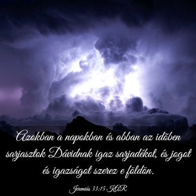 Picture 03 - Jeremiás 33:15 KAR - Azokban a napokban és abban az idõben - Bible Verse Picture