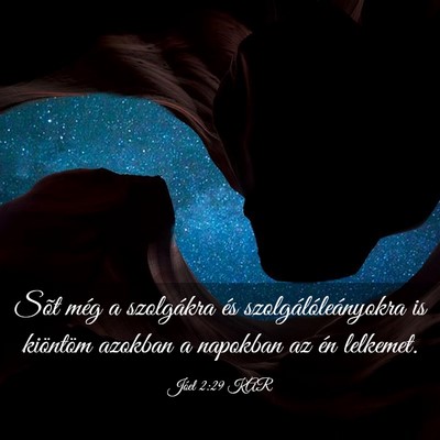Picture 03 - Jóel 2:29 KAR - Sõt még a szolgákra és szolgálóleányokra - Bible Verse Picture