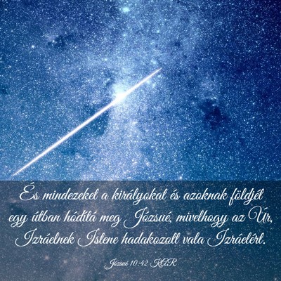 Picture 03 - Józsué 10:42 KAR - És mindezeket a királyokat és azoknak - Bible Verse Picture