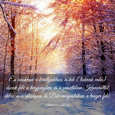 Picture 03 - Józsué 11:2 KAR - És azokhoz a királyokhoz, a kik [laknak vala] - Bible Verse Picture