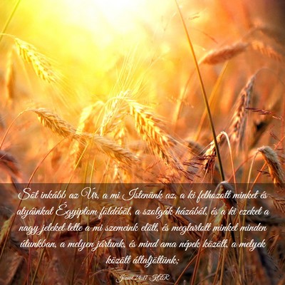 Picture 03 - Józsué 24:17 KAR - Sõt inkább az Úr, a mi Istenünk az, a ki - Bible Verse Picture