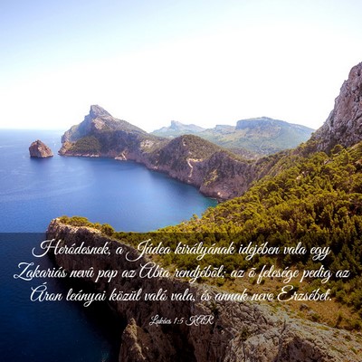 Picture 03 - Lukács 1:5 KAR - Heródesnek, a Júdea királyának idejében vala - Bible Verse Picture