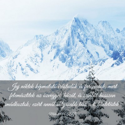 Picture 03 - Máté 23:14 KAR - Jaj néktek képmutató írástudók és - Bible Verse Picture