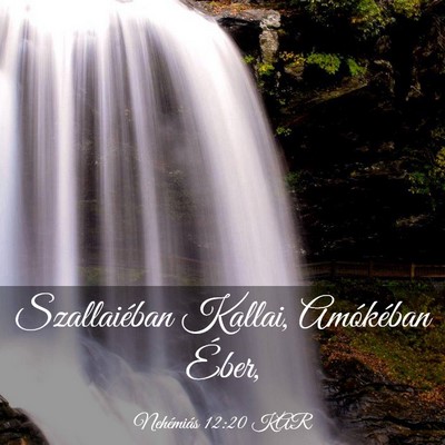 Picture 03 - Nehémiás 12:20 KAR - Szallaiéban Kallai, Amókéban - Bible Verse Picture