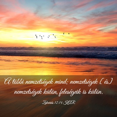 Picture 03 - Zakariás 12:14 KAR - A többi nemzetségek mind; nemzetségek [és] - Bible Verse Picture