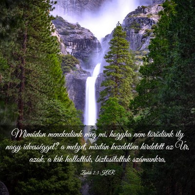Picture 03 - Zsidók 2:3 KAR - Mimódon menekedünk meg mi, hogyha nem - Bible Verse Picture