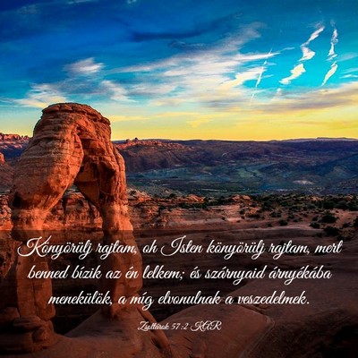 Picture 03 - Zsoltárok 57:2 KAR - Könyörülj rajtam, oh Isten könyörülj - Bible Verse Picture