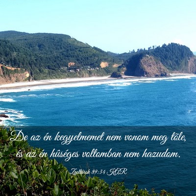 Picture 03 - Zsoltárok 89:34 KAR - De az én kegyelmemet nem vonom meg tõle, és az - Bible Verse Picture
