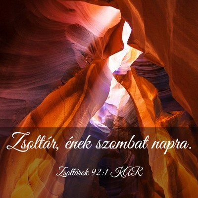 Picture 03 - Zsoltárok 92:1 KAR - Zsoltár, ének szombat - Bible Verse Picture